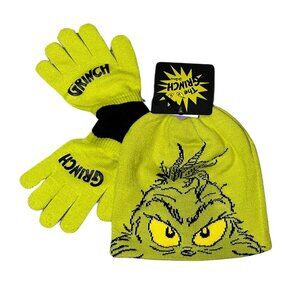 FREE ADD-ON Grinch Beanie Set for Kids (One Size)